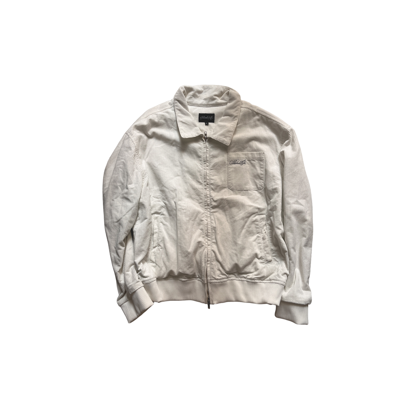 MENTAL HEALTH PROGRAM CORDUROY JACKET WHITE (1/1 SAMPLE)
