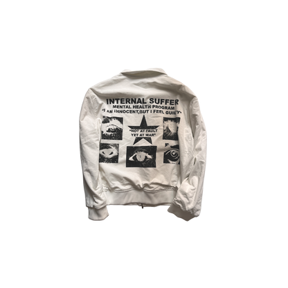 MENTAL HEALTH PROGRAM CORDUROY JACKET WHITE (1/1 SAMPLE)
